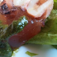 ヴィア トスカネッラ - 前菜　タコの煮こごり　ソースが絶品♬