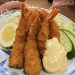 お食事の店 キッチンカロリー - エビが6尾！こんなの見た事ない