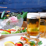 Risutorante Sarute Takeshiba - 大皿料理もご予算に応じてご用意致します！