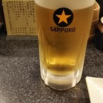 Kashiraya - 生ビール（中ジョッキー）480円(税抜) ♪