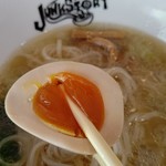 ジャンクストーリー - ●ﾗｰﾒﾝ 塩のｷﾗﾒｷ(冷)1000＋ﾄｯﾋﾟﾝｸﾞ半熟味玉 120 =1,120円 2019年08月