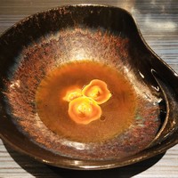IL TEATRINO DA SALONE - トルティーニ イン ブロード。４種類のお肉から煮出したスープだが、ちょっと味が濃すぎたかな。