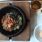 Ishiyaki Bibimba Mindon Ya - 味噌豚キムチ石焼ビビンバ
