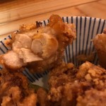 IPPON食堂 - 唐揚げの断面