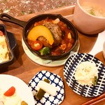 カフェ スフル - 8月のランチプレート1000円(税込)ドリンク付