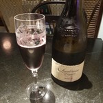 カルパッチョ - Lambrusco Reggiano Amabile Scaglietti Bottle Donelli