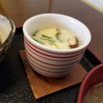 和膳 おおつ - 二種フライ膳だけに付く茶碗蒸し。