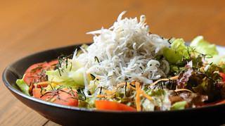 kisetsuryouritoshizuokaodenshimba - しらすサラダ