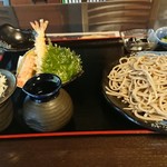 蕎麦処ふるさわ - 盛りそばセット大盛1500円＋税