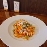 Trattoria Adriana - プーリア風いんげんと熟成リコッタチーズのトマトソーススパゲッティ