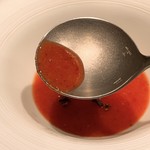 AKI NAGAO - はじまりのひと皿 けんたろ苺と海洋深海水 根セロリのムース