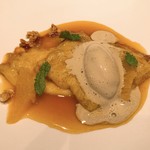 AKI NAGAO - クレープシュゼット－柑橘の香りと熱々クレープ ほうじ茶のグラス