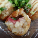 Takoyaki Fuuten - たこ焼き（塩こしょう）断面アップ