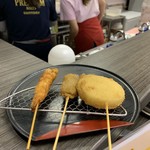 串カツ 一品 AI 堺筋本町店 - エビ、牛肉、玉ねぎ