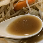 極濃湯麺 フタツメ - 塩タンメンだけど濃ゆい色のスープ