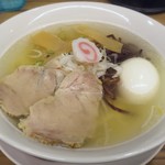 酒と麺 ～ときどき中華～ - 【塩ラーメン + たまご】￥750 + ￥100(税抜)