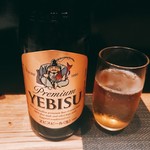 Akari - エビス瓶ビール　７００円