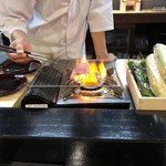 京はし なが尾 - 焼き目は皮から