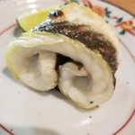 暮らす和食 のぼる - かますの塩焼き。これは今日１番でした！