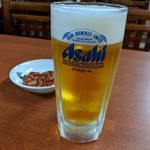 李香園 - 生ビール & ピーナツ