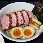 塩そば専門店 桑ばら - カルクスモーキーキムラの燻製つけそば 鴨