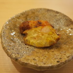 銀座いち分 - 玉蜀黍、車海老　さつま揚げ