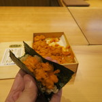 銀座いち分 - 利尻バフンウニ　手巻き