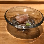 焼き鳥 とりら - ササミ昆布〆刺し