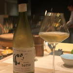 焼き鳥 とりら - グラス白 テッタ