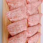 Thinly sliced Salted beef tongue