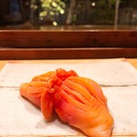 一心鮨 光洋 - 赤貝ぱつーん