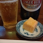 Miharu - 瓶ビールとお通し