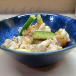 家庭料理 小川 - 豚肉きゅうり梅みそ炒め