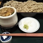 天ちら・蕎麦 あ.まると - ランチメニュー
            きざみ鴨せいろ(1180円税抜)