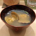 日本橋蛎殻町 すぎた - 浅蜊の味噌汁