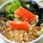 鯉とうなぎのまるます家 総本店 - たぬき豆腐