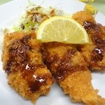 鯉とうなぎのまるます家 - 生カキふらい550円