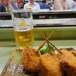 鯉とうなぎのまるます家 総本店 - ビールに合うのだ♪