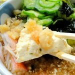 鯉とうなぎのまるます家 - 豆腐