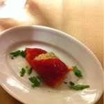 トラットリア イル チルコロ - 赤ピーマンの前菜