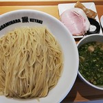 Sagamihara 欅 - 【本日限定】青唐辛子の塩つけ麺  １０００円(税込)  大盛１．５玉300gは＋１００円