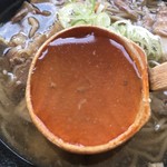 山形の肉そば屋 - スープ