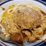 名代 富士そば - ひれカレーかつ丼アップ。