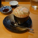 浅草じゅうろく - 茶碗蒸し。