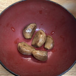 ラーメン二郎 - 漬けにんにく 50円