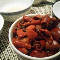 蜀郷香 - 火鍋に入っていた唐辛子!!これでもごく一部!!