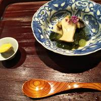 お料理 佐藤 - あわびと海ブドウとブドウ