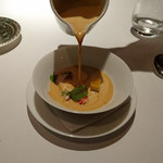 レ セゾン - 海老のスープ