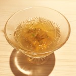 新ばし 星野 - 三重の雲丹と出汁のジュレ