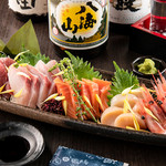Miyoshiya - 旬の鮮魚 五点盛り